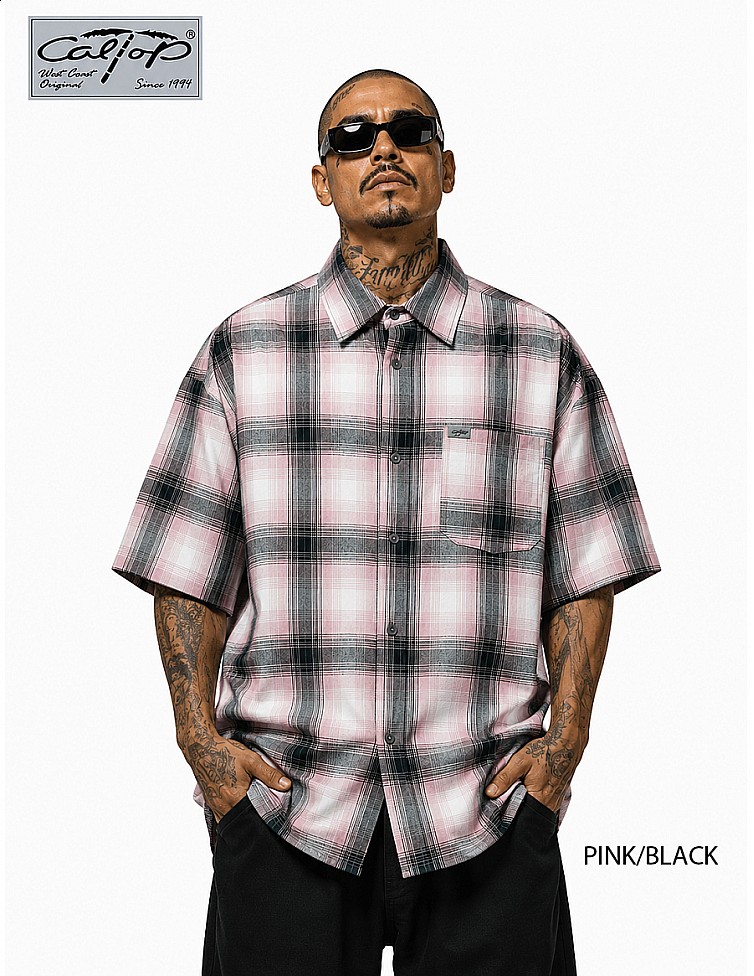 2000 S/S Plaid Color Base : Pink-Black 2000 S/S Plaid Color Base : Pink-Black